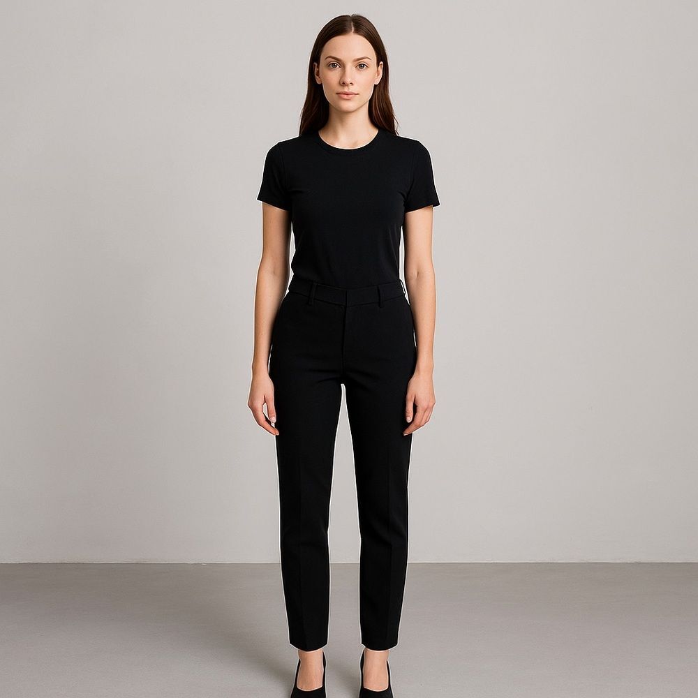 The Limited Black Straight Leg Pants